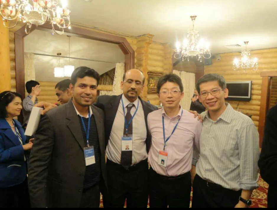 Conference photo with some world renowed neurologist