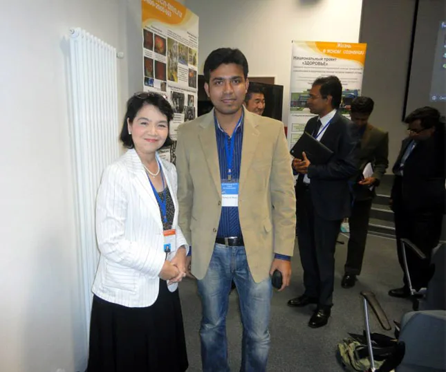 With famous Japanese neurosurgeon Dr Yoko Kato